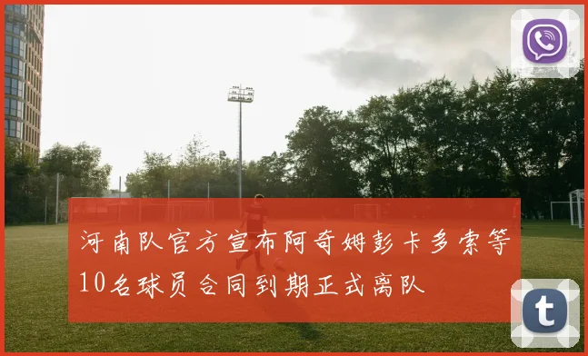 河南队官方宣布阿奇姆彭卡多索等10名球员合同到期正式离队