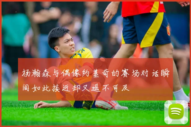 杨瀚森与偶像约基奇的赛场对话瞬间如此接近却又遥不可及